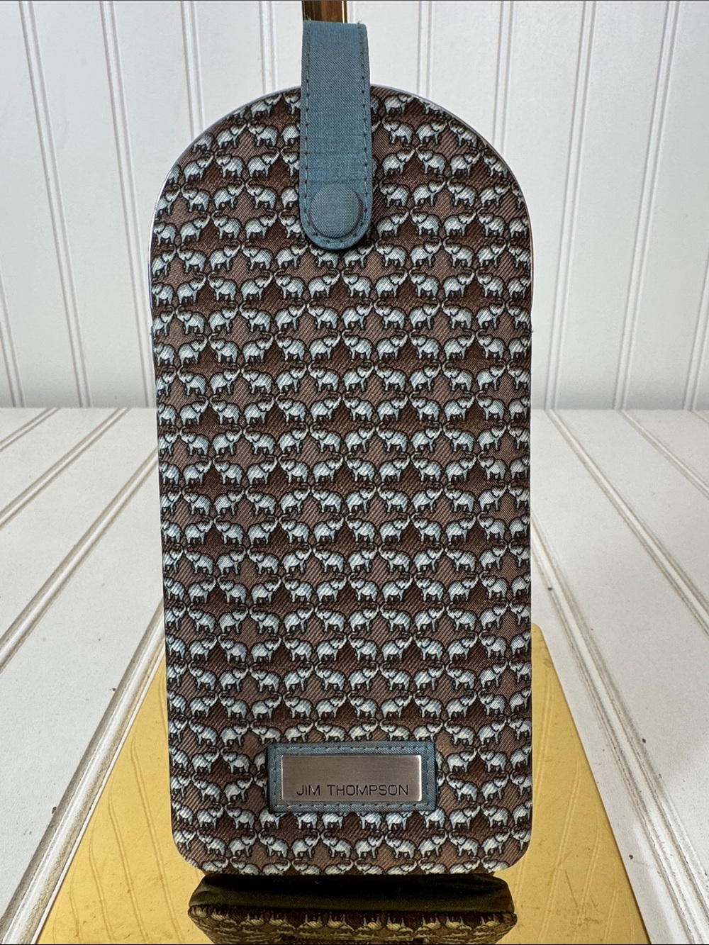 Jim Thompson Elephant All Over Print Soft Eye‎ Glasses Sun Glasses Case